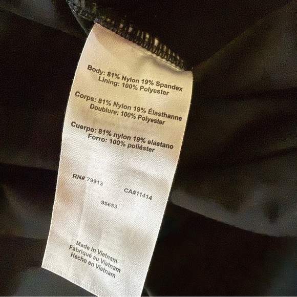 Motherhood Maternity Black Criss-Cross Back Beach Bump One Piece Swimsuit Size L - Picture 9 of 9